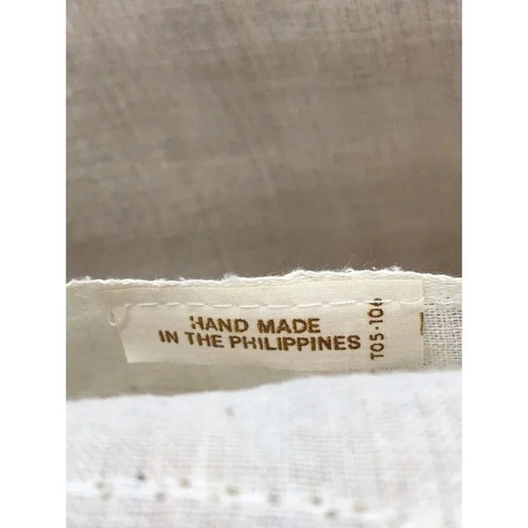 Handmade Canvas Clutch Purse‎ Embroidered Bamboo Handles Tote Bag Boho Cottage - Picture 6 of 14